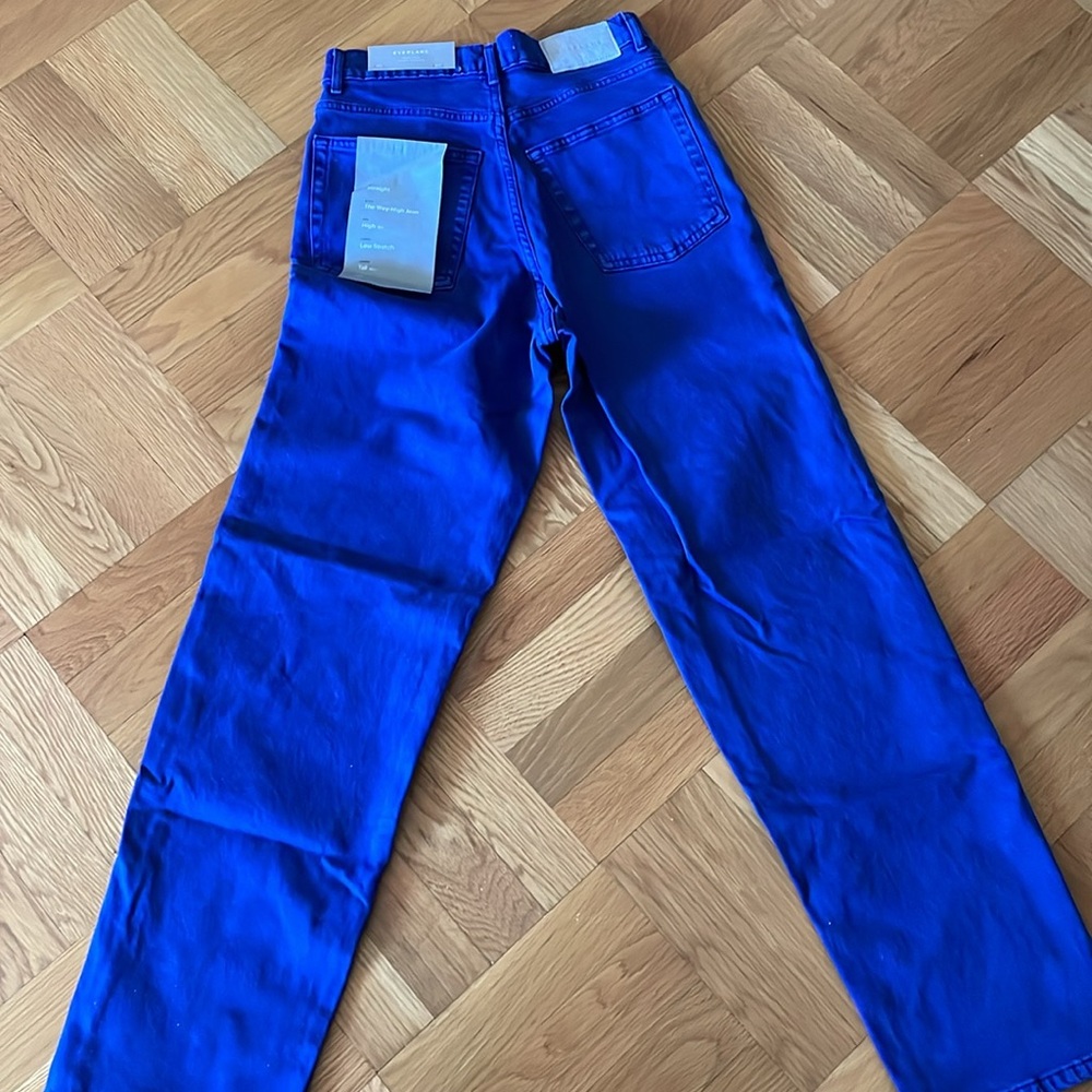 Everlane The Way-High Jean Straight Fit Size 26 Tall (Length 29 1/2”) NWT - Picture 5 of 5